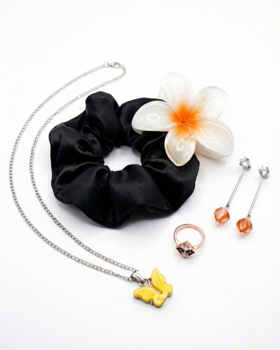 The Tropical Bloom & Butterfly 5-Piece Accessory Set Gift