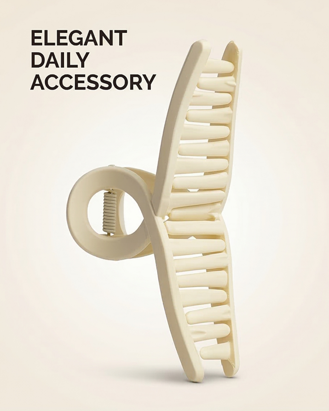 Large Matte Infinity Twist Hair Clip - Image 6