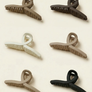 Large Matte Infinity Twist Hair Clip