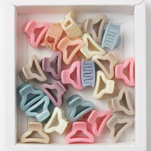Mini Pastel Matte Claw Clips Set